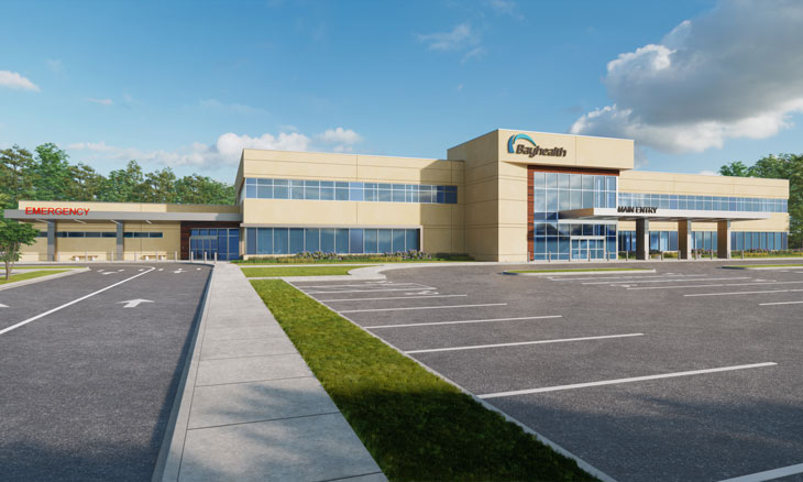 Artist rendering of Bayhealth Total Care coming in spring 2023