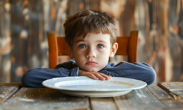 Child with no food