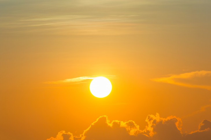 Sun shining
