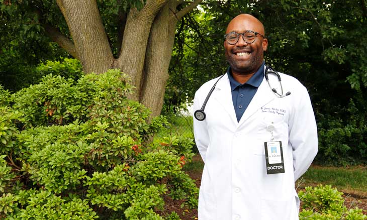 James M. Fletcher, DO takes charge of his health