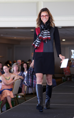 Woman walking the runway for Runway of Hope event