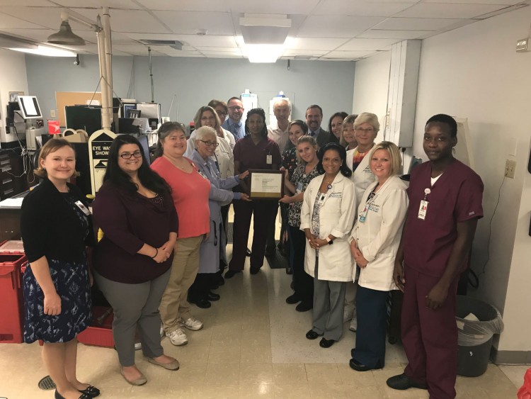 Milford Lab and Pathology team with accreditation by the College of American Pathologists (CAP)