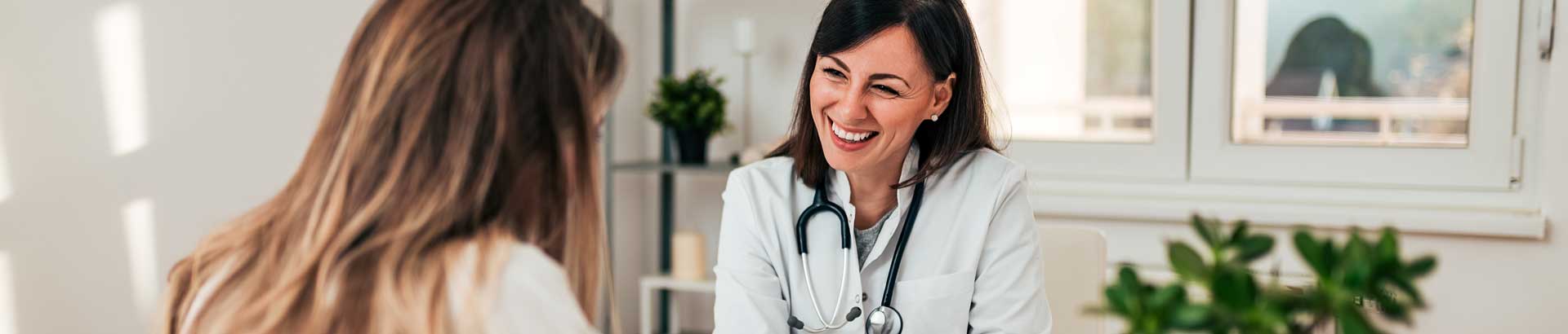 doctor smiling patient