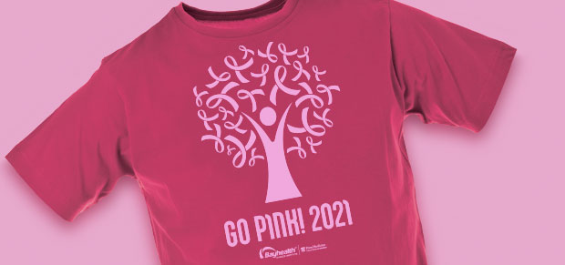 Go Pink! t-shirt for 2021