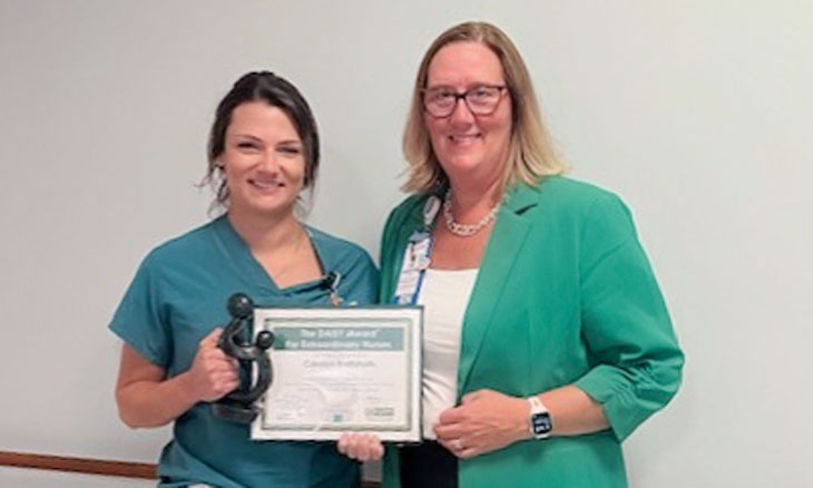 Carolyn Baitsholts, RN, and Rosemary (Rosi) Wurster, DNP, RN, MPH, NEA-BC, CEN. Carolyn Baitsholts, RN, and Rosemary (Rosi) Wurster, DNP, RN, MPH, NEA-BC, CEN