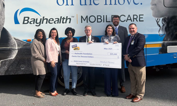 Bayhealth Foundation Team Receives Perdue Grant