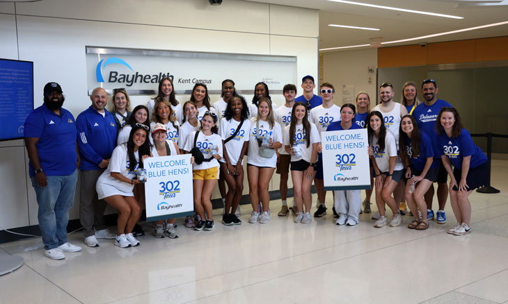 Bayhealth Welcomes UD Athletes for 302 Tour