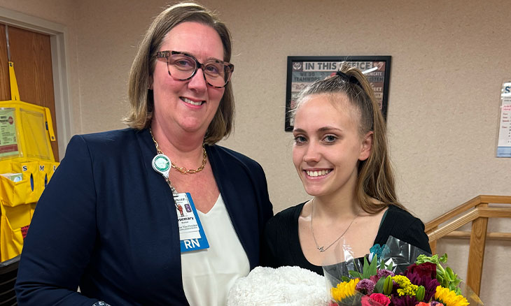 Collins receives Sunshine Award