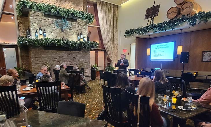 Bayhealth Foundation hosted a donor planned giving night in November 2024.