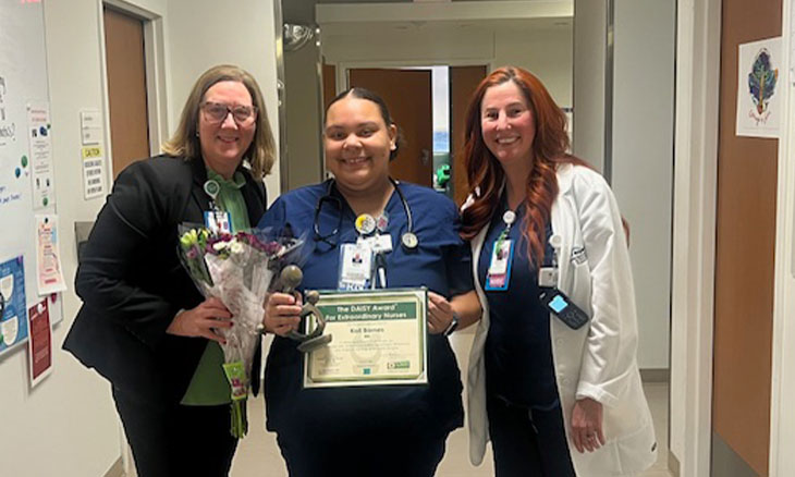 Kali Barnes earned a DAISY Award in Feb 2025
