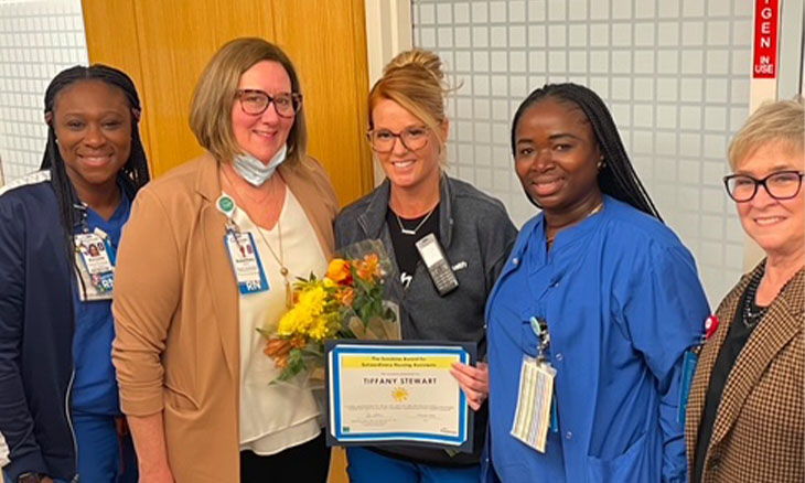 Tiffany Stewart Earns Sunshine Award